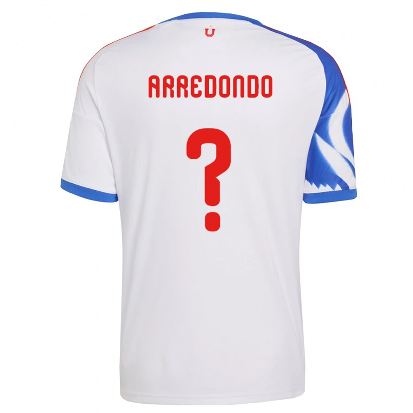 Danxen Criança Camisola Milovan Arredondo #0 Branco Azul Marinho Alternativa 2026/27 Camisa