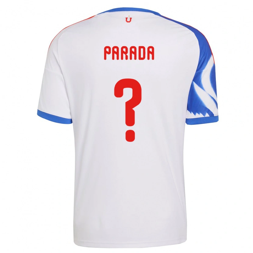 Danxen Criança Camisola Ignacio Parada #0 Branco Azul Marinho Alternativa 2026/27 Camisa