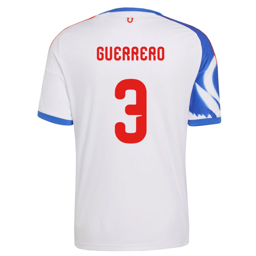 Danxen Criança Camisola Carla Guerrero #3 Branco Azul Marinho Alternativa 2026/27 Camisa