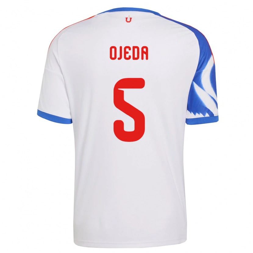 Danxen Criança Camisola Emmanuel Ojeda #5 Branco Azul Marinho Alternativa 2026/27 Camisa