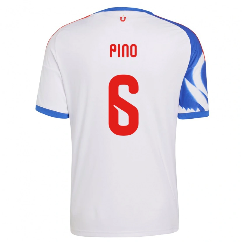 Danxen Criança Camisola Gisela Pino #6 Branco Azul Marinho Alternativa 2026/27 Camisa