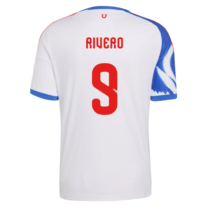 Danxen Criança Camisola Octavio Rivero #9 Branco Azul Marinho Alternativa 2026/27 Camisa