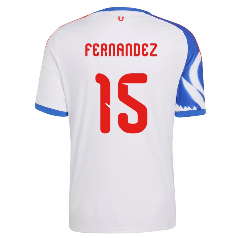 Danxen Criança Camisola Vicente Fernández #15 Branco Azul Marinho Alternativa 2026/27 Camisa