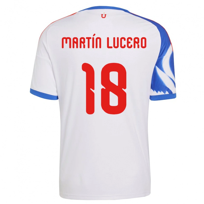 Danxen Criança Camisola Juan Martín Lucero #18 Branco Azul Marinho Alternativa 2026/27 Camisa