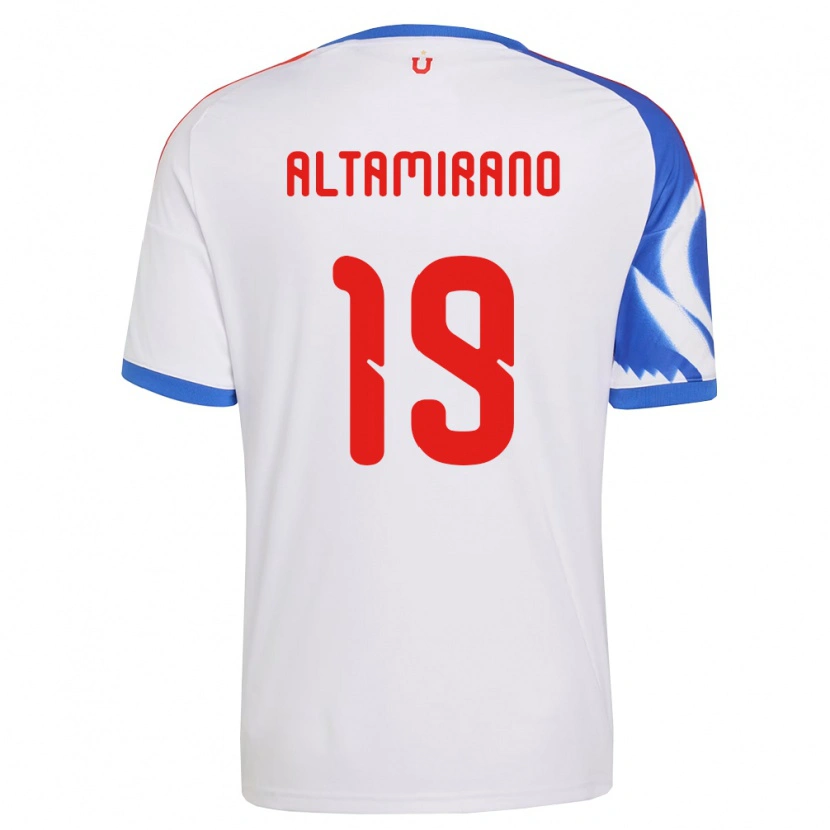 Danxen Criança Camisola Javier Altamirano #19 Branco Azul Marinho Alternativa 2026/27 Camisa