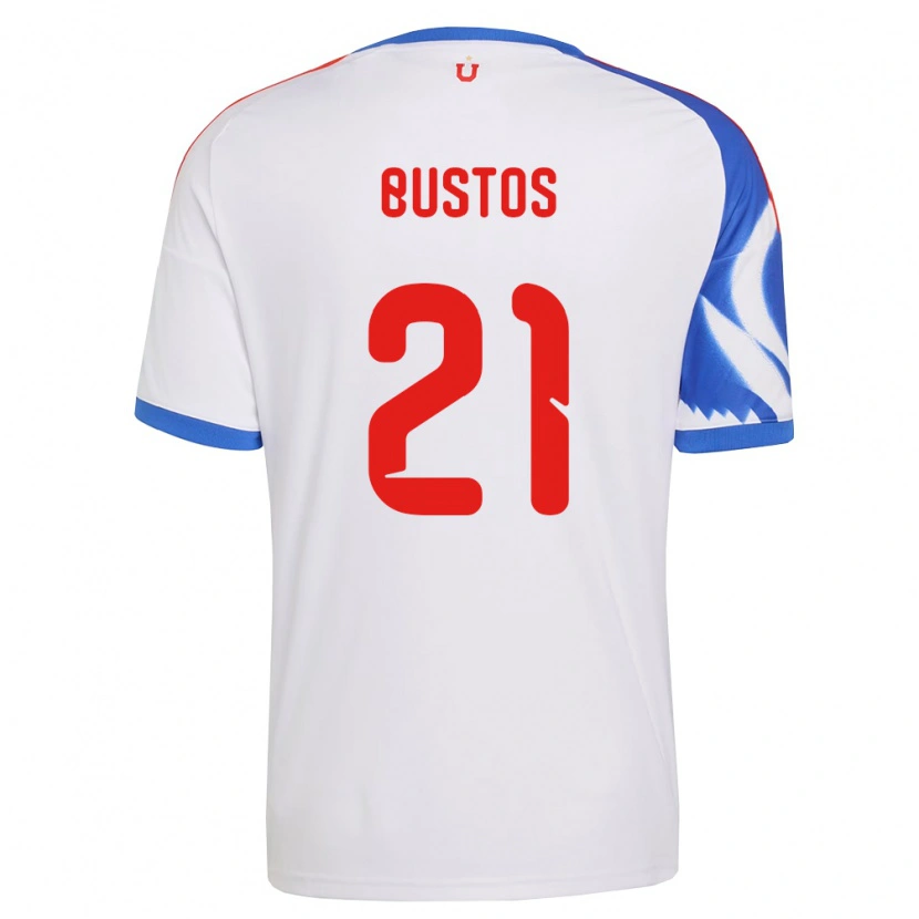 Danxen Criança Camisola Melissa Bustos #21 Branco Azul Marinho Alternativa 2026/27 Camisa