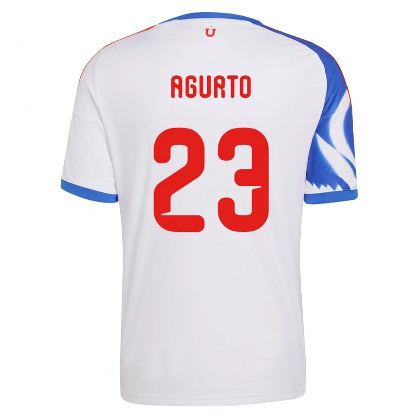 Danxen Criança Camisola Isidora Agurto #23 Branco Azul Marinho Alternativa 2026/27 Camisa