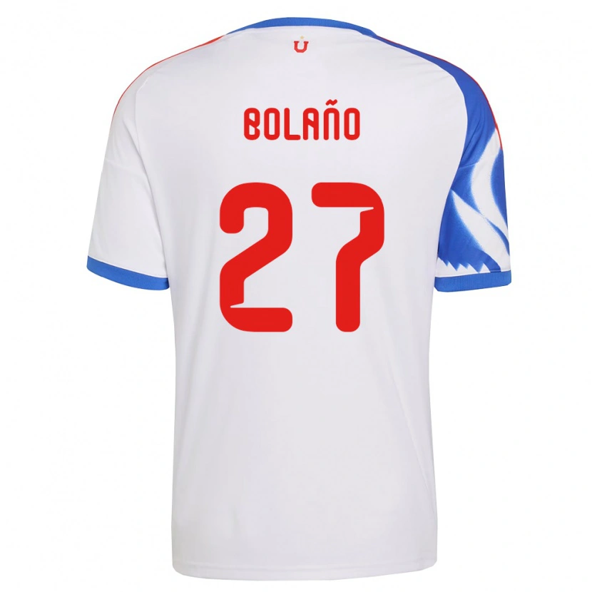 Danxen Criança Camisola Andrés Bolaño #27 Branco Azul Marinho Alternativa 2026/27 Camisa