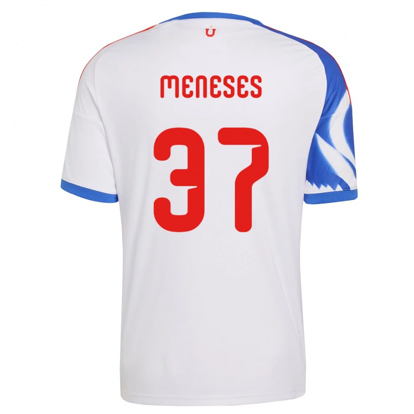 Danxen Criança Camisola Tomás Meneses #37 Branco Azul Marinho Alternativa 2026/27 Camisa