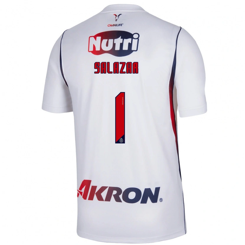 Danxen Criança Camisola Viridiana Salazar #1 Branco Azul Marinho Vermelho Alternativa 2026/27 Camisa