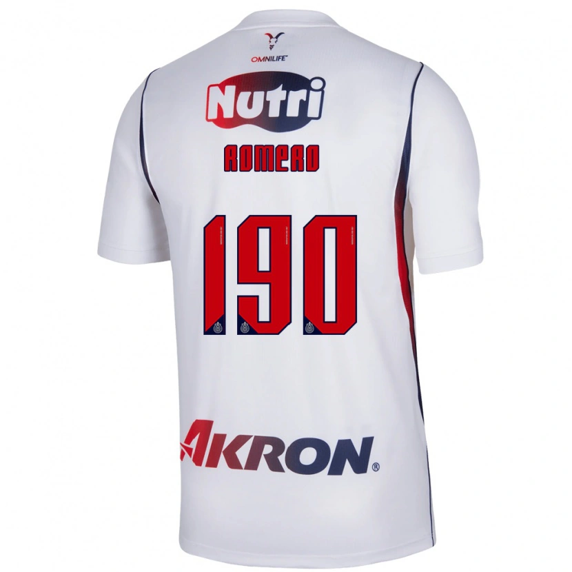 Danxen Criança Camisola Ángel Romero #190 Branco Azul Marinho Vermelho Alternativa 2026/27 Camisa