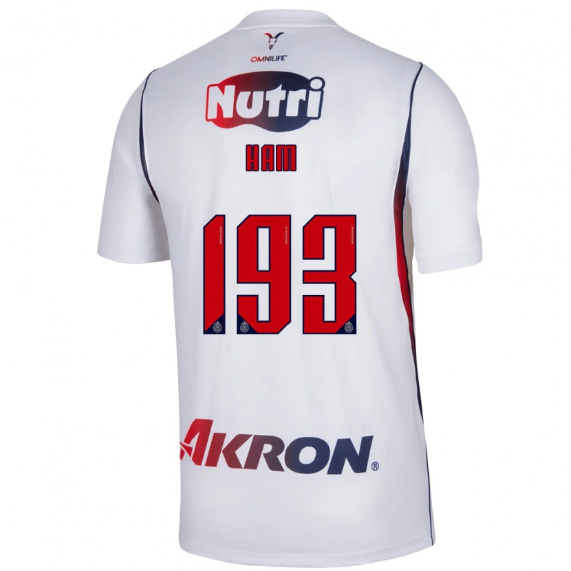 Danxen Criança Camisola Marioni Ham #193 Branco Azul Marinho Vermelho Alternativa 2026/27 Camisa