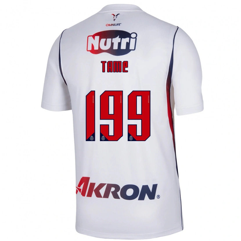 Danxen Criança Camisola Emilio Tame #199 Branco Azul Marinho Vermelho Alternativa 2026/27 Camisa