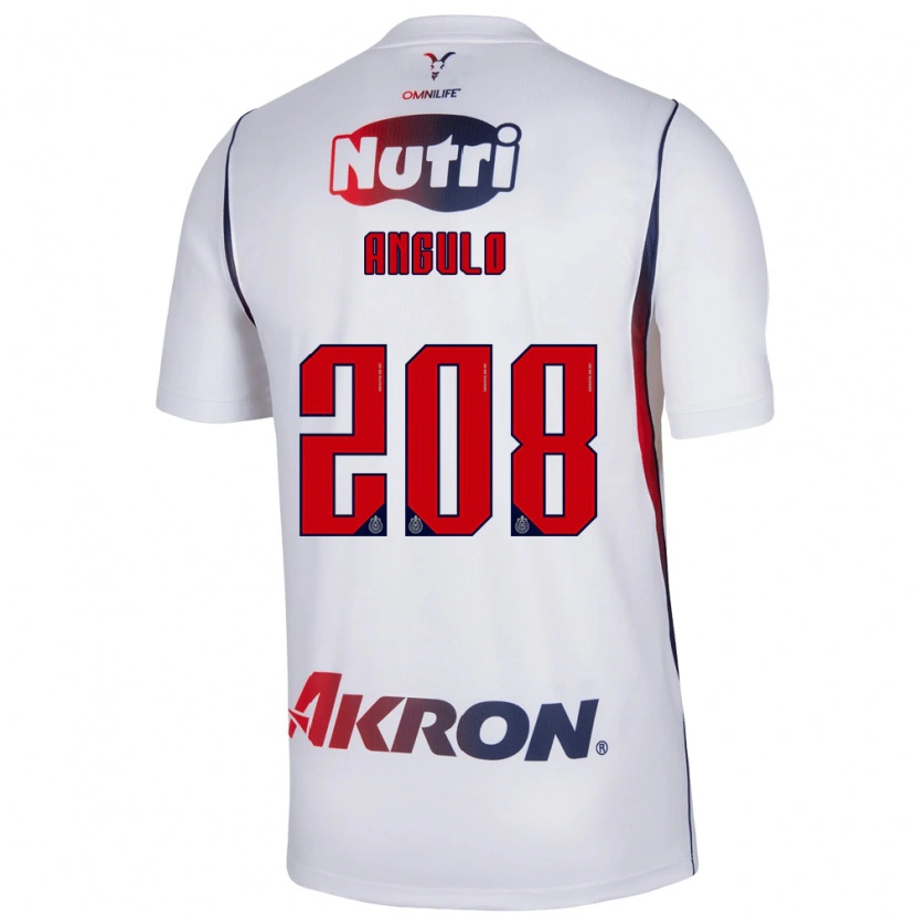 Danxen Criança Camisola Ismael Angulo #208 Branco Azul Marinho Vermelho Alternativa 2026/27 Camisa