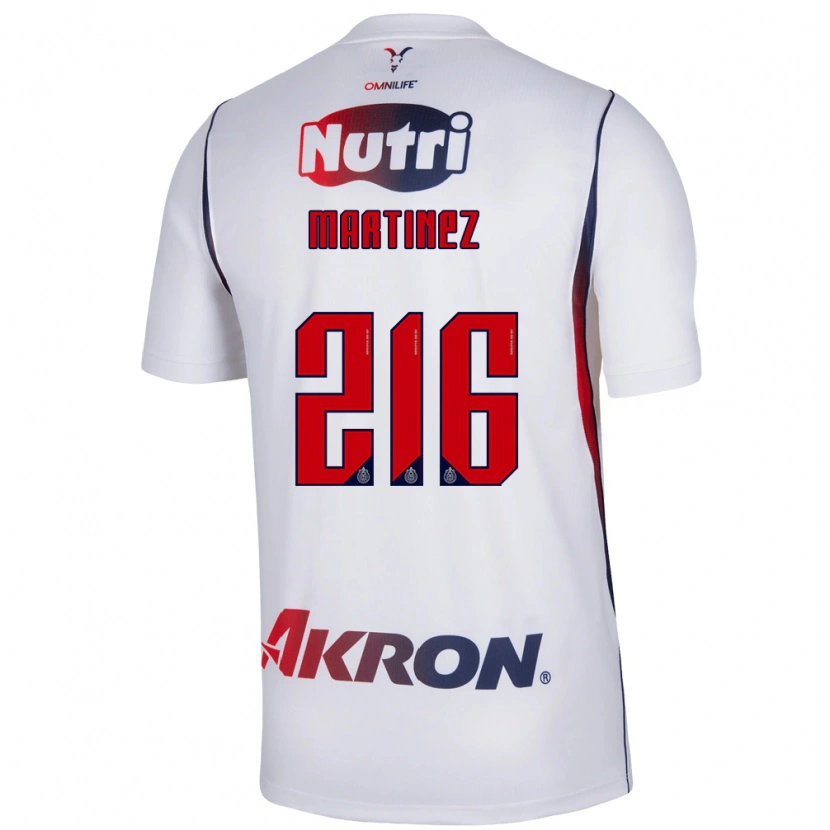 Danxen Criança Camisola Isaac Martínez #216 Branco Azul Marinho Vermelho Alternativa 2026/27 Camisa