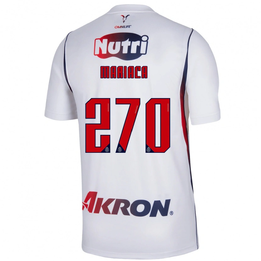 Danxen Criança Camisola Aldrin Mariaca #270 Branco Azul Marinho Vermelho Alternativa 2026/27 Camisa