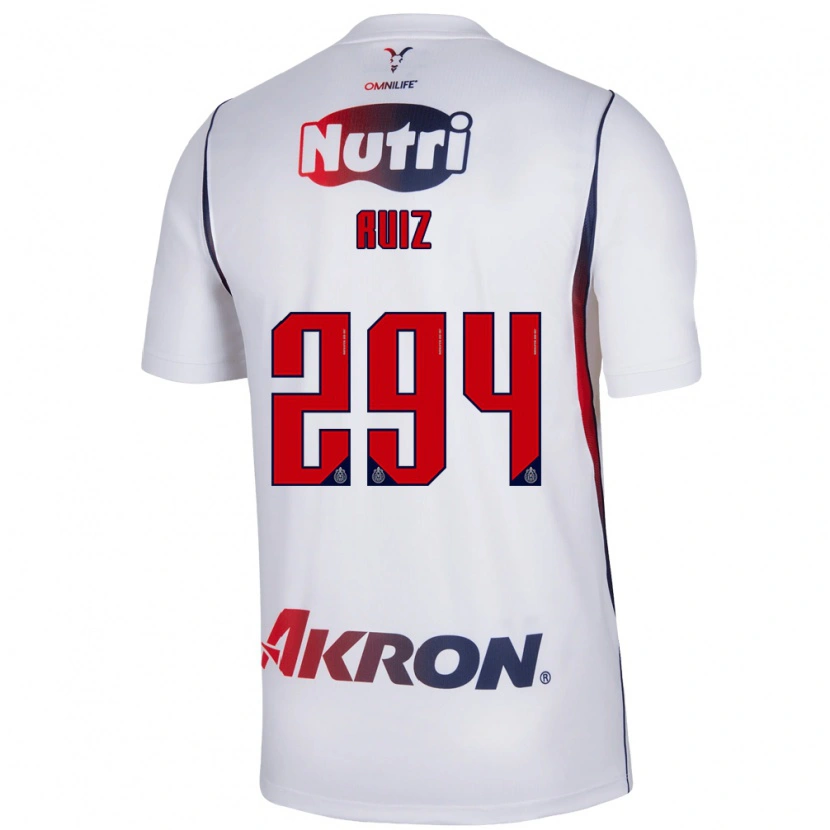 Danxen Criança Camisola Dilan Ruiz #294 Branco Azul Marinho Vermelho Alternativa 2026/27 Camisa