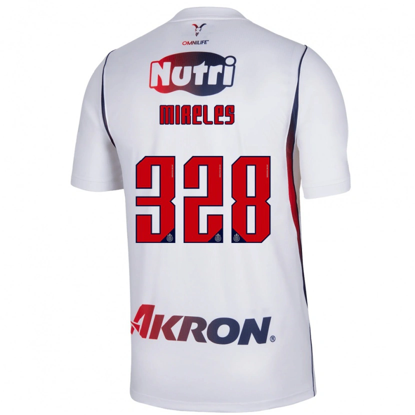 Danxen Criança Camisola Ricardo Mireles #328 Branco Azul Marinho Vermelho Alternativa 2026/27 Camisa