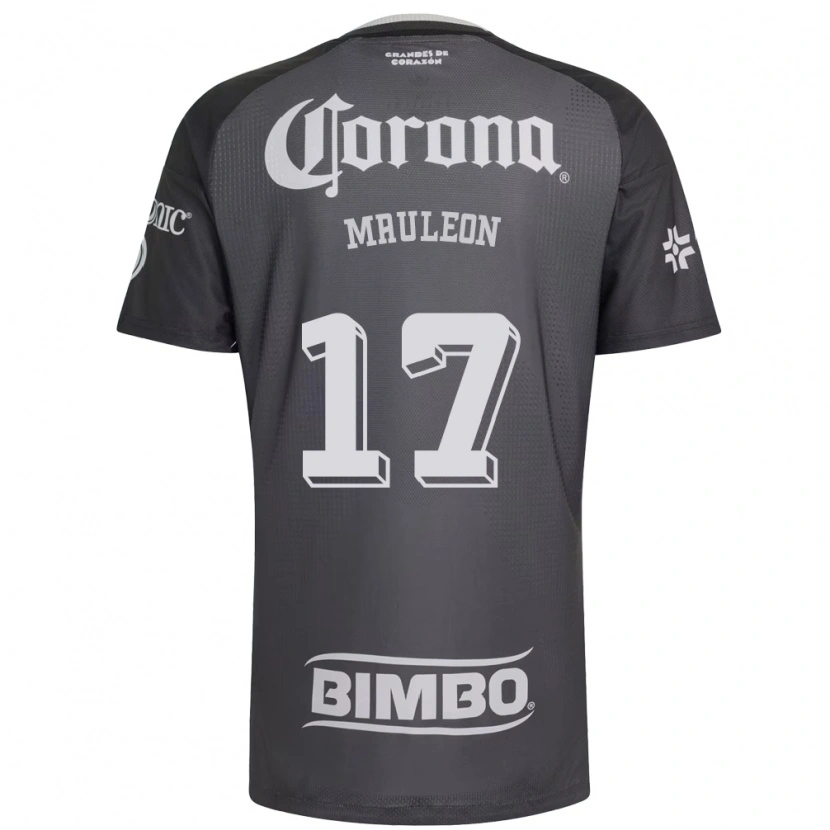 Danxen Criança Camisola Natalia Mauleon #17 Cinza Branco Preto Alternativa 2026/27 Camisa