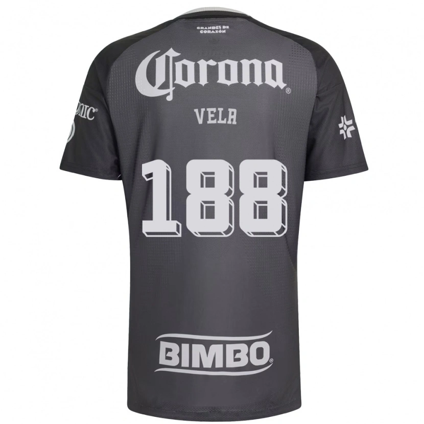 Danxen Criança Camisola Christo Vela #188 Cinza Branco Preto Alternativa 2026/27 Camisa