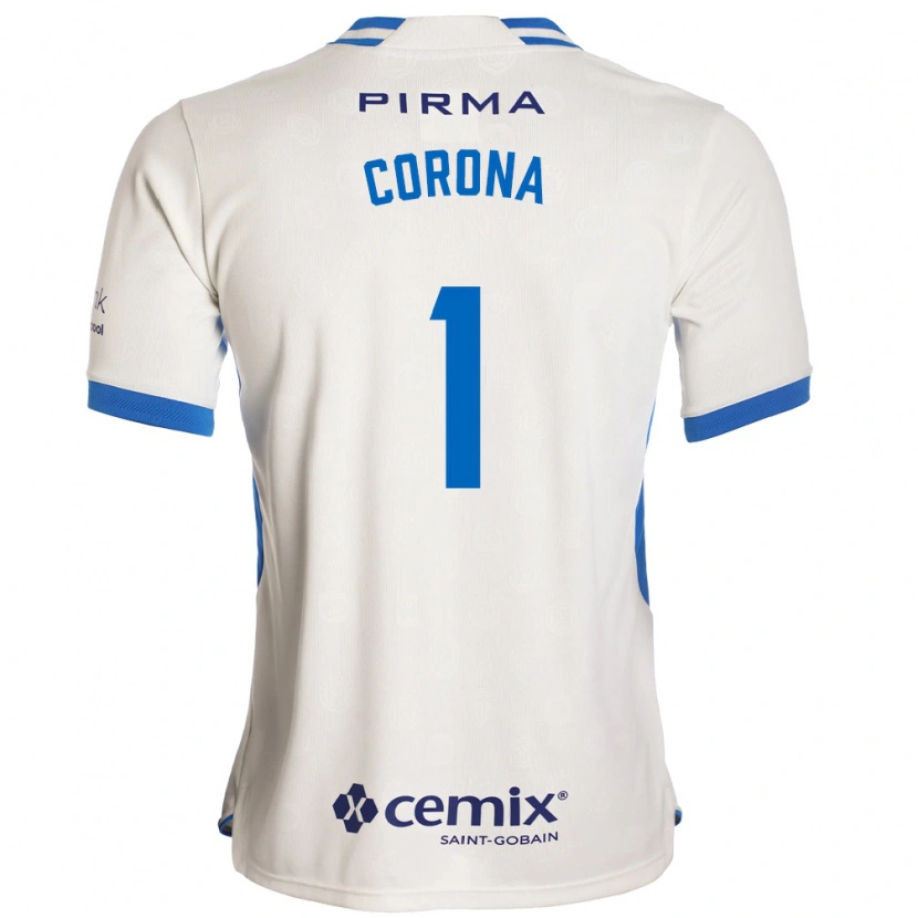 Danxen Criança Camisola Jose De Jesus Corona #1 Branco Azul Vermelho Alternativa 2026/27 Camisa