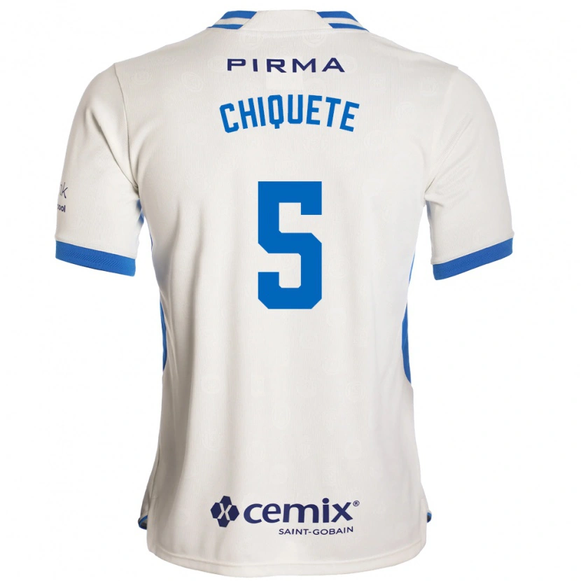Danxen Criança Camisola Jesús Orozco Chiquete #5 Branco Azul Vermelho Alternativa 2026/27 Camisa