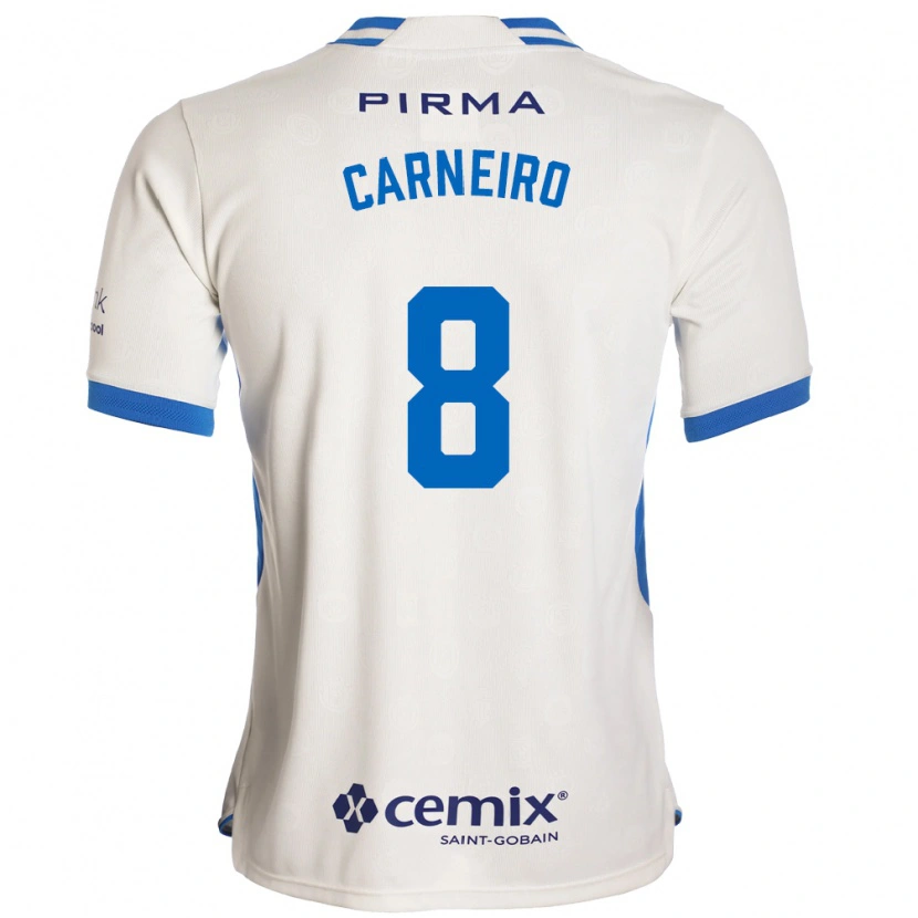 Danxen Criança Camisola Gonzalo Carneiro #8 Branco Azul Vermelho Alternativa 2026/27 Camisa