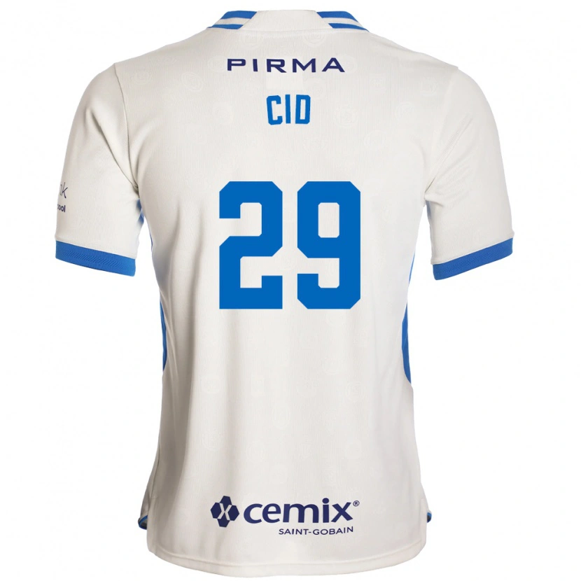 Danxen Criança Camisola Claudia Cid #29 Branco Azul Vermelho Alternativa 2026/27 Camisa
