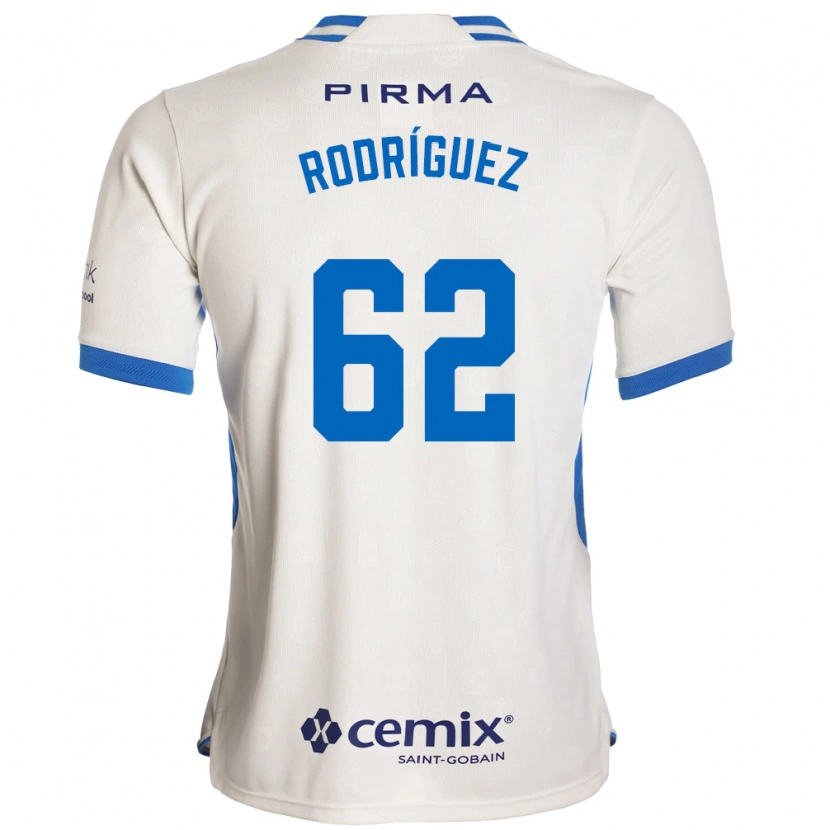 Danxen Criança Camisola Emanuel Rodríguez #62 Branco Azul Vermelho Alternativa 2026/27 Camisa