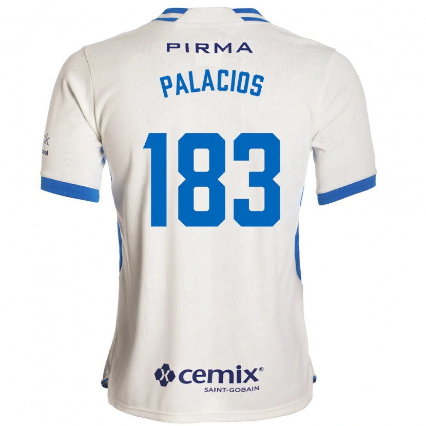 Danxen Criança Camisola Kelvin Palacios #183 Branco Azul Vermelho Alternativa 2026/27 Camisa