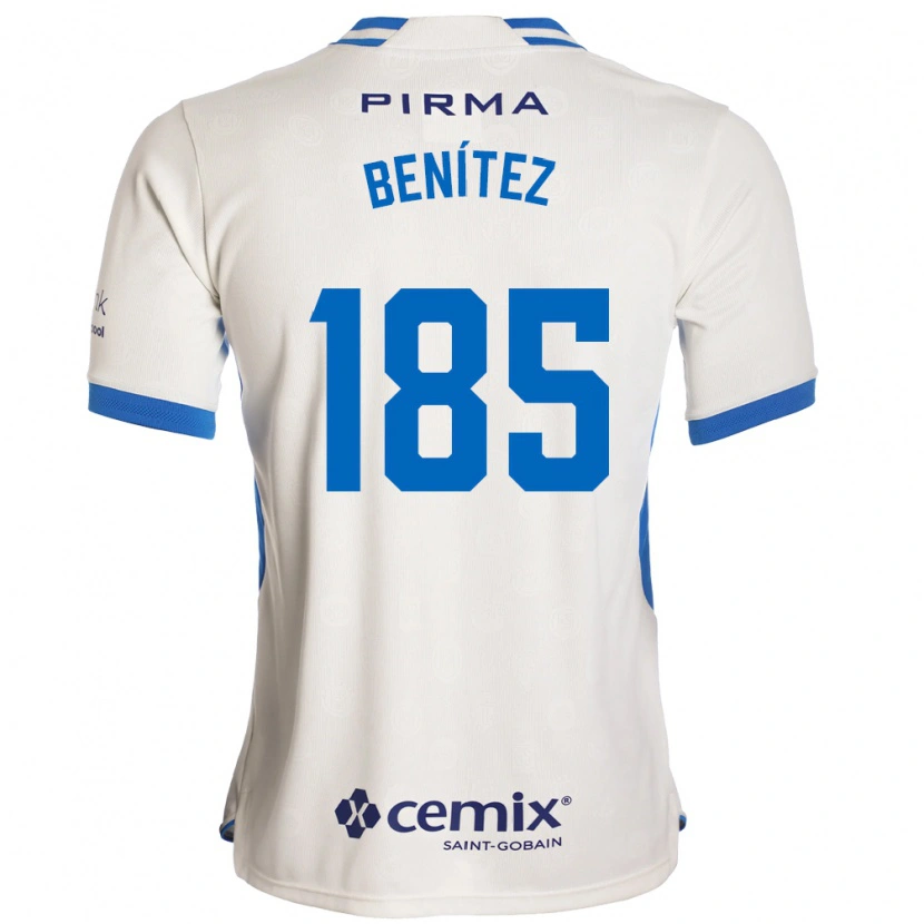 Danxen Criança Camisola Cristopher Benítez #185 Branco Azul Vermelho Alternativa 2026/27 Camisa