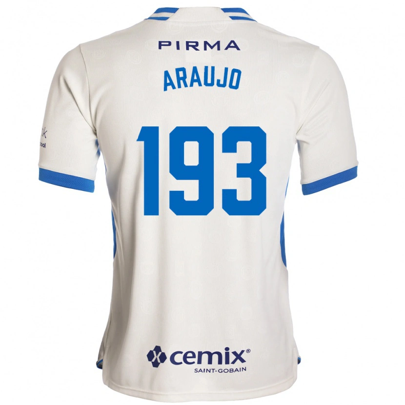 Danxen Criança Camisola Marcio Araujo #193 Branco Azul Vermelho Alternativa 2026/27 Camisa