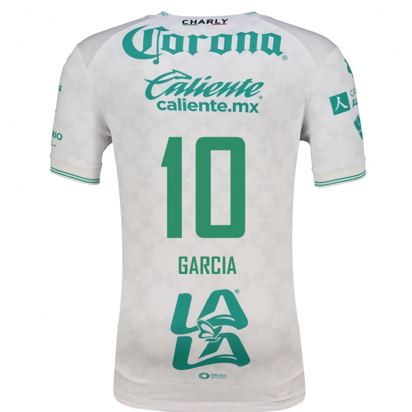 Danxen Criança Camisola Daniela Garcia #10 Verde Claro Branco Alternativa 2026/27 Camisa