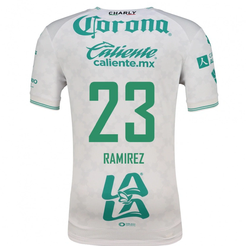 Danxen Criança Camisola Alexxandra Ramirez #23 Verde Claro Branco Alternativa 2026/27 Camisa