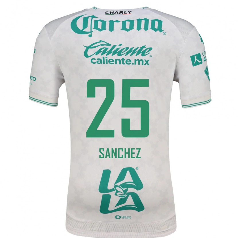 Danxen Criança Camisola Felipe Sánchez #25 Verde Claro Branco Alternativa 2026/27 Camisa
