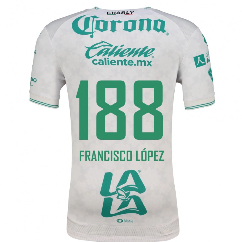 Danxen Criança Camisola Magnus Francisco López #188 Verde Claro Branco Alternativa 2026/27 Camisa