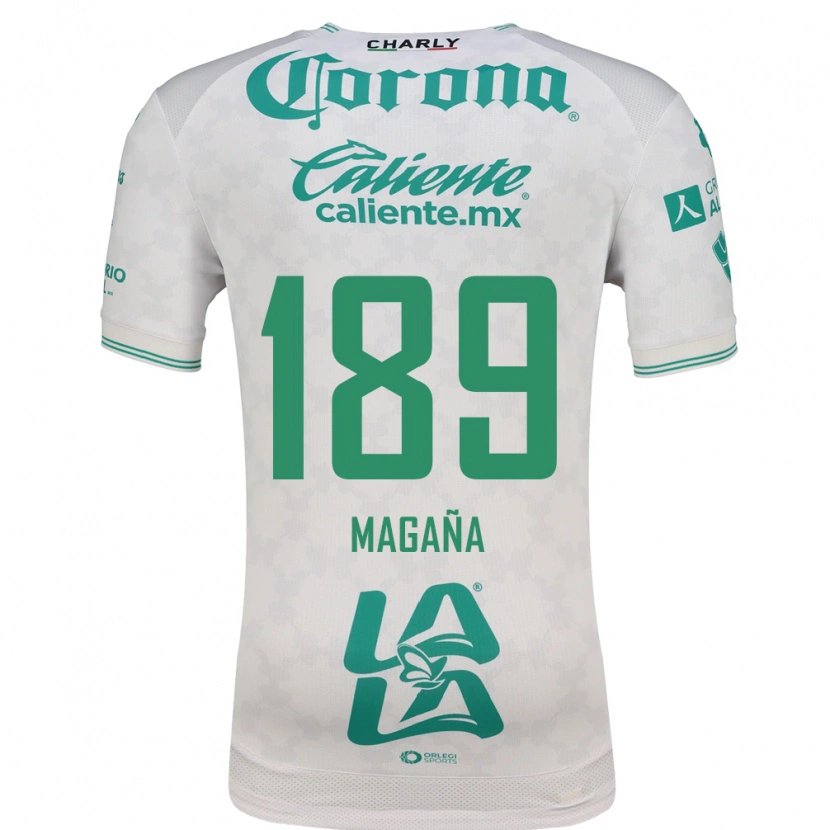 Danxen Criança Camisola Emilio Magaña #189 Verde Claro Branco Alternativa 2026/27 Camisa
