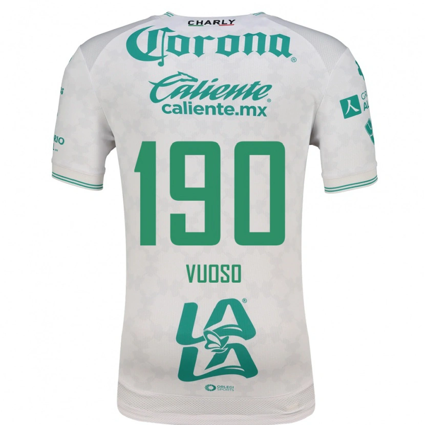 Danxen Criança Camisola Lucca Vuoso #190 Verde Claro Branco Alternativa 2026/27 Camisa
