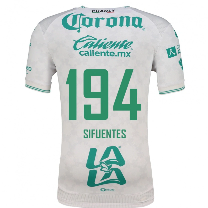 Danxen Criança Camisola José Manuel Sifuentes #194 Verde Claro Branco Alternativa 2026/27 Camisa