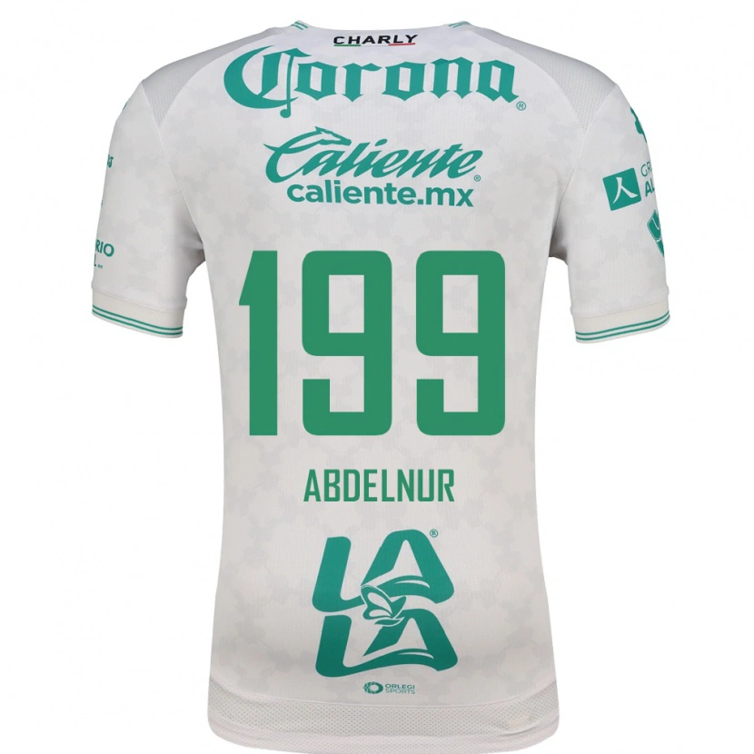 Danxen Criança Camisola Tomás Abdelnur #199 Verde Claro Branco Alternativa 2026/27 Camisa