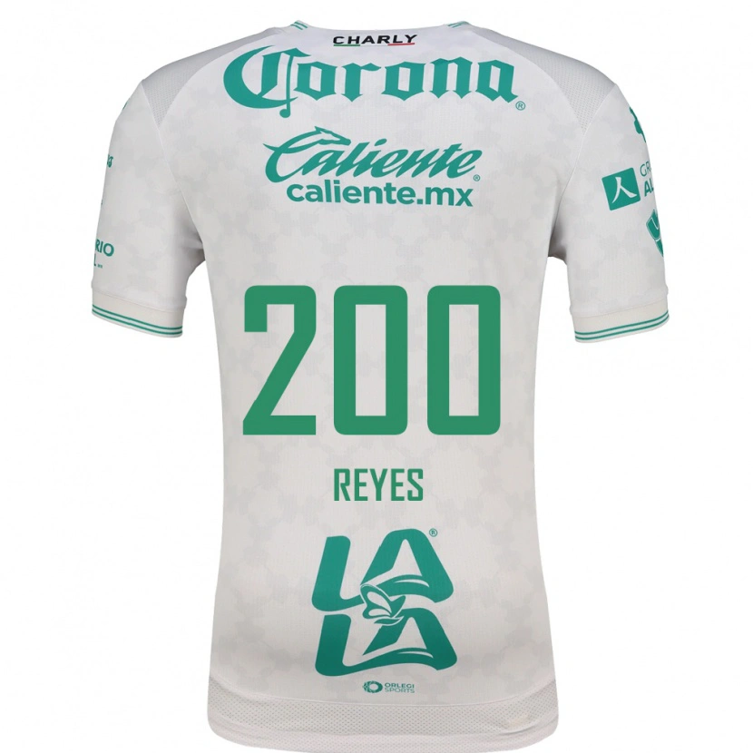 Danxen Criança Camisola Máximo Reyes #200 Verde Claro Branco Alternativa 2026/27 Camisa