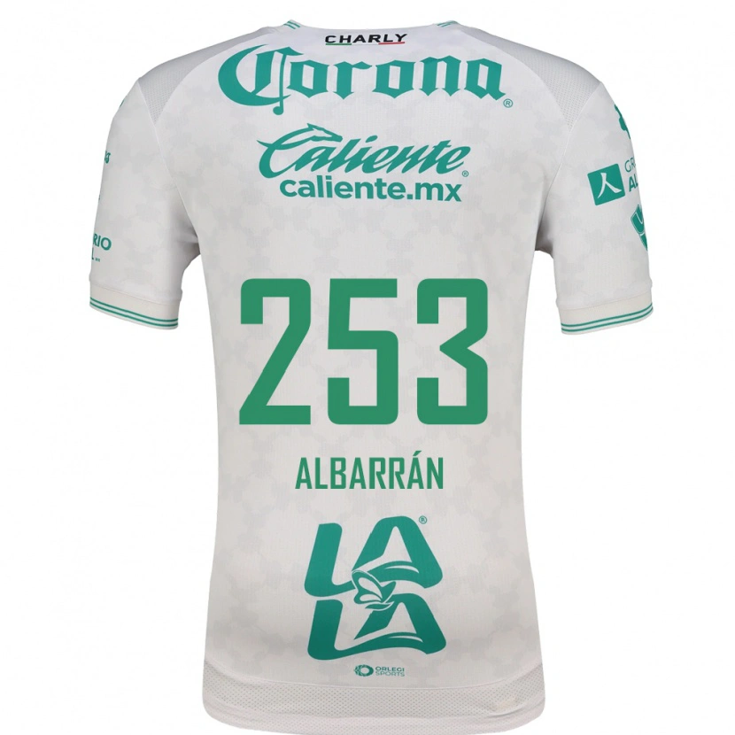 Danxen Criança Camisola Rodrigo Albarrán #253 Verde Claro Branco Alternativa 2026/27 Camisa