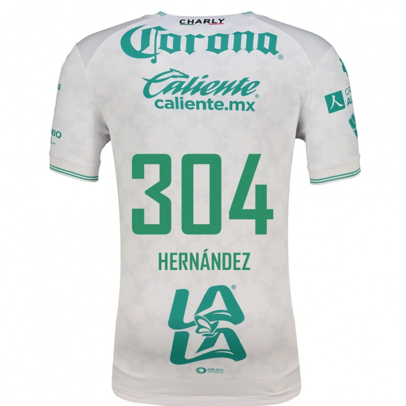 Danxen Criança Camisola Yocsan Hernández #304 Verde Claro Branco Alternativa 2026/27 Camisa