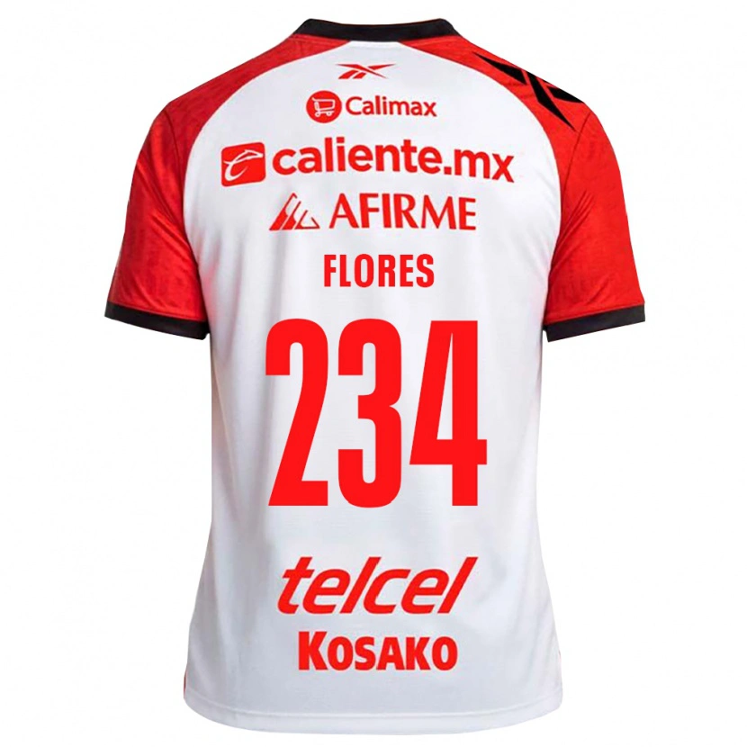Danxen Criança Camisola Arath Flores #234 Vermelho Branco Preto Alternativa 2026/27 Camisa