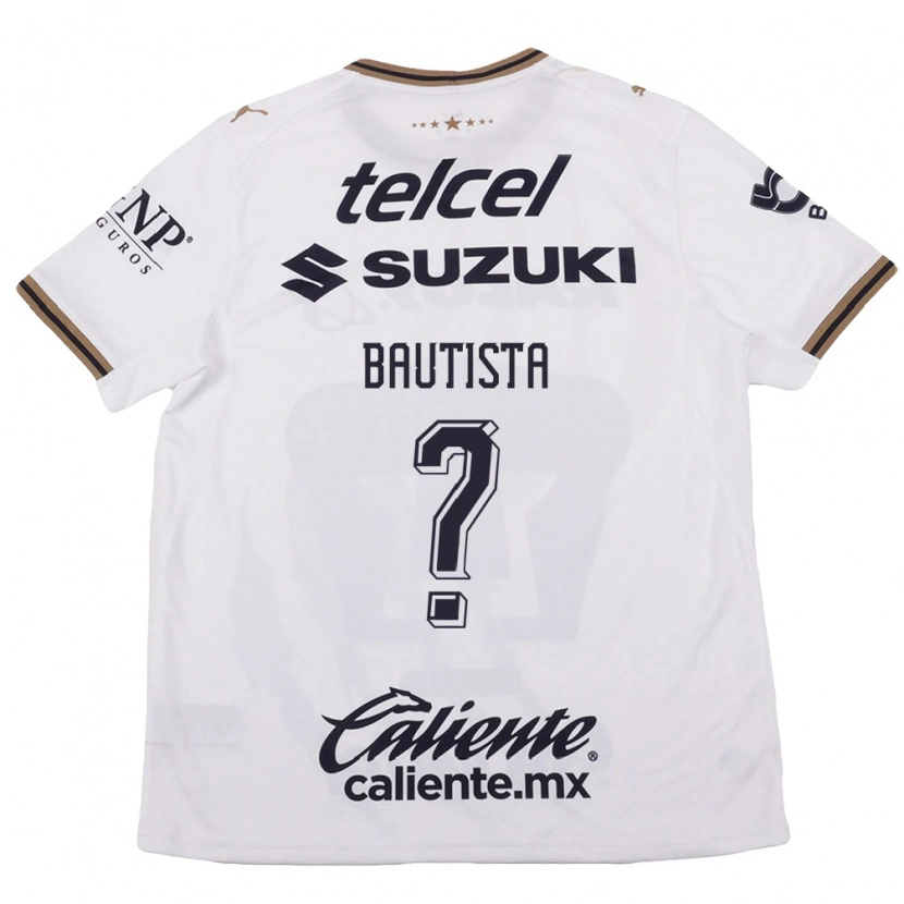 Danxen Criança Camisola Randy Bautista #0 Branco Preto Marrom Alternativa 2026/27 Camisa