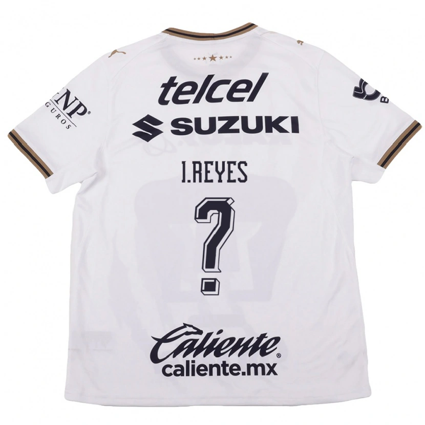 Danxen Criança Camisola Isaias Reyes #0 Branco Preto Marrom Alternativa 2026/27 Camisa