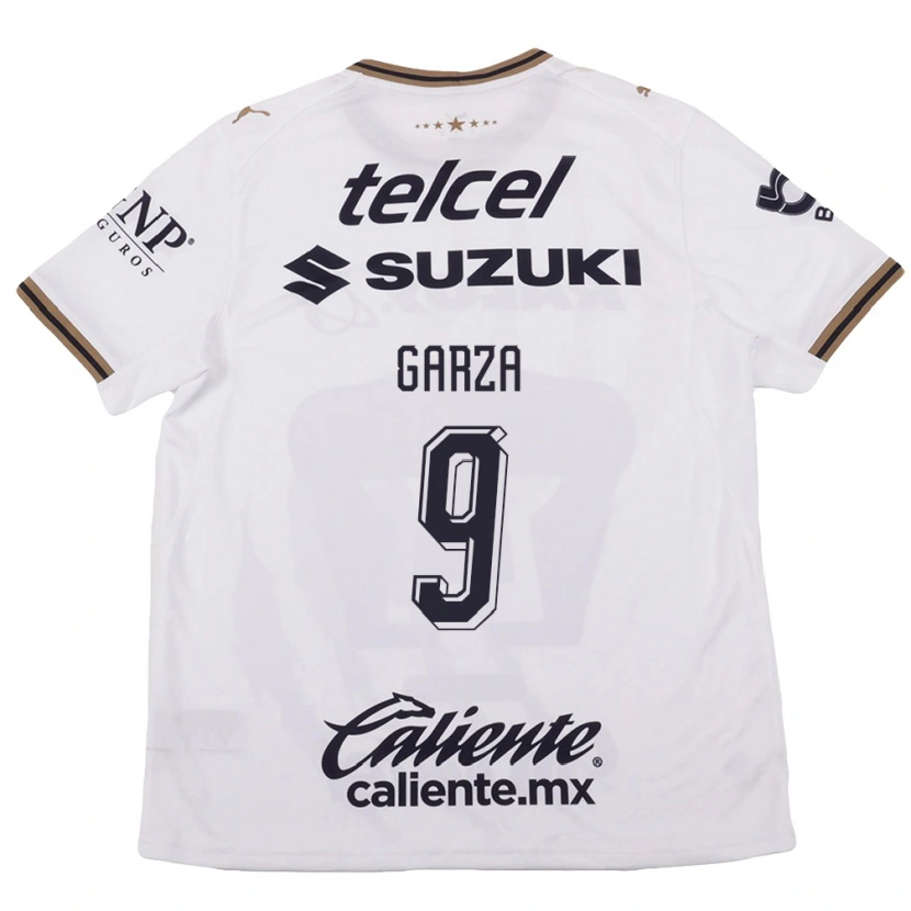 Danxen Criança Camisola Dinora Garza #9 Branco Preto Marrom Alternativa 2026/27 Camisa