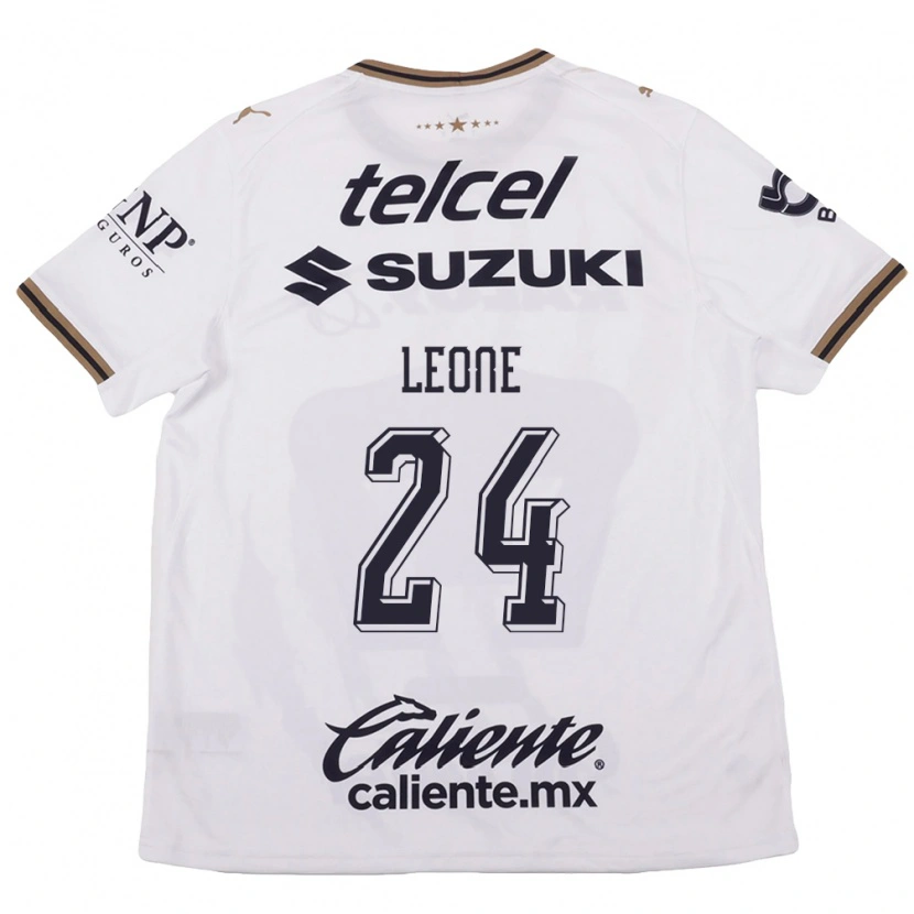 Danxen Criança Camisola Tony Leone #24 Branco Preto Marrom Alternativa 2026/27 Camisa