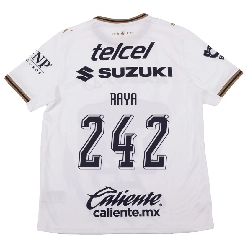 Danxen Criança Camisola Félix Raya #242 Branco Preto Marrom Alternativa 2026/27 Camisa
