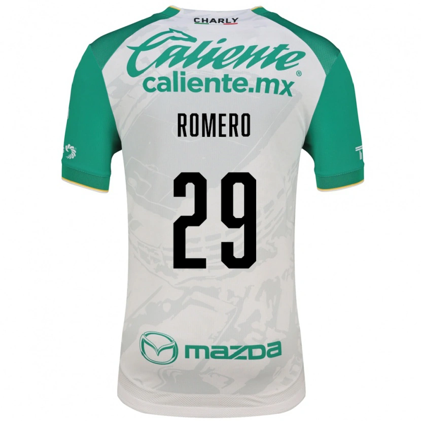Danxen Criança Camisola Lucas Romero #29 Verde Claro Branco Alternativa 2026/27 Camisa